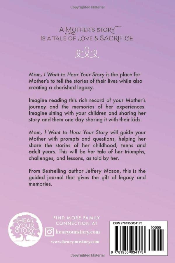 EchoBooks™: I Want to Hear Your Story Mom